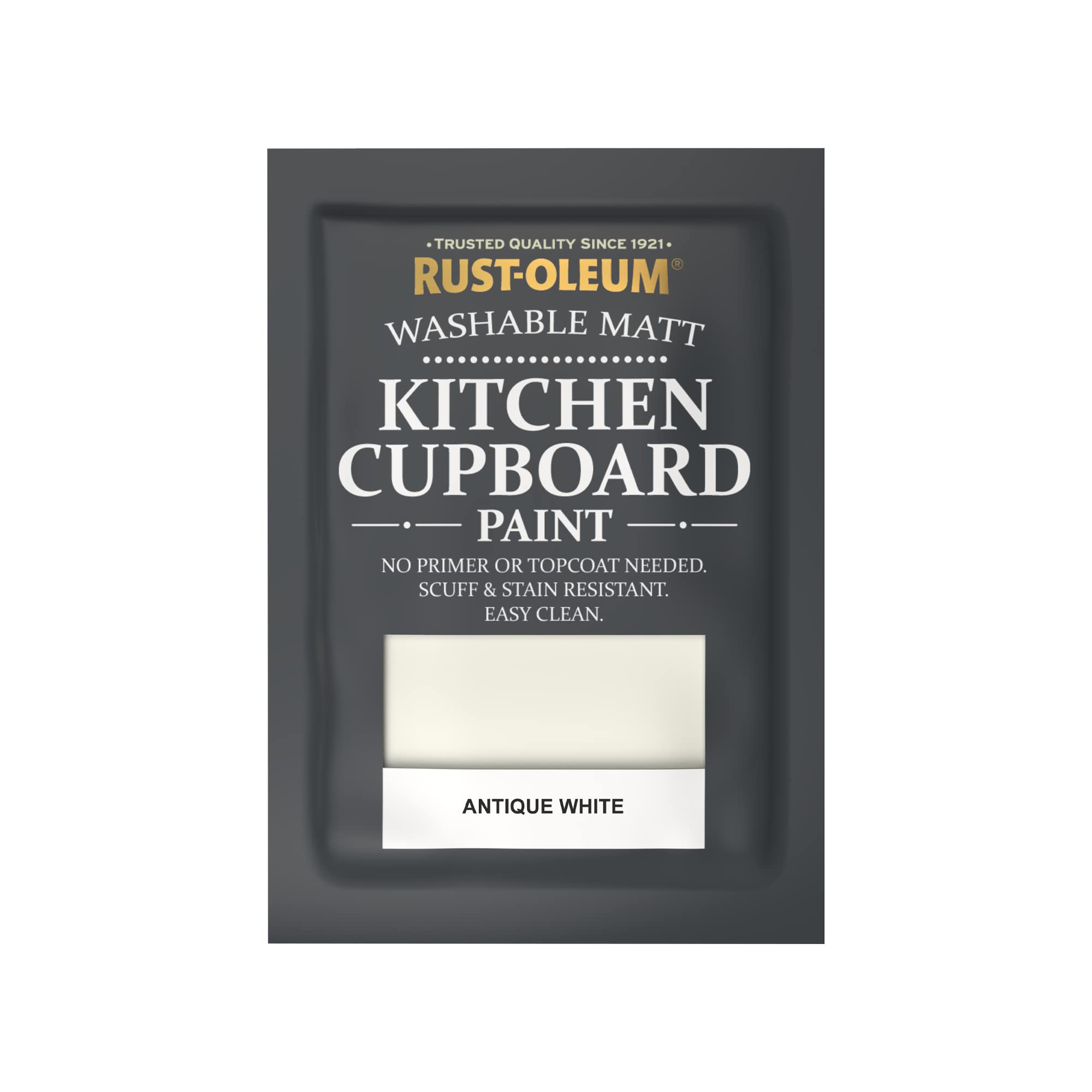 Buy RustOleum Kitchen Cupboard Paint Tester Sachet Antique White 10ml
