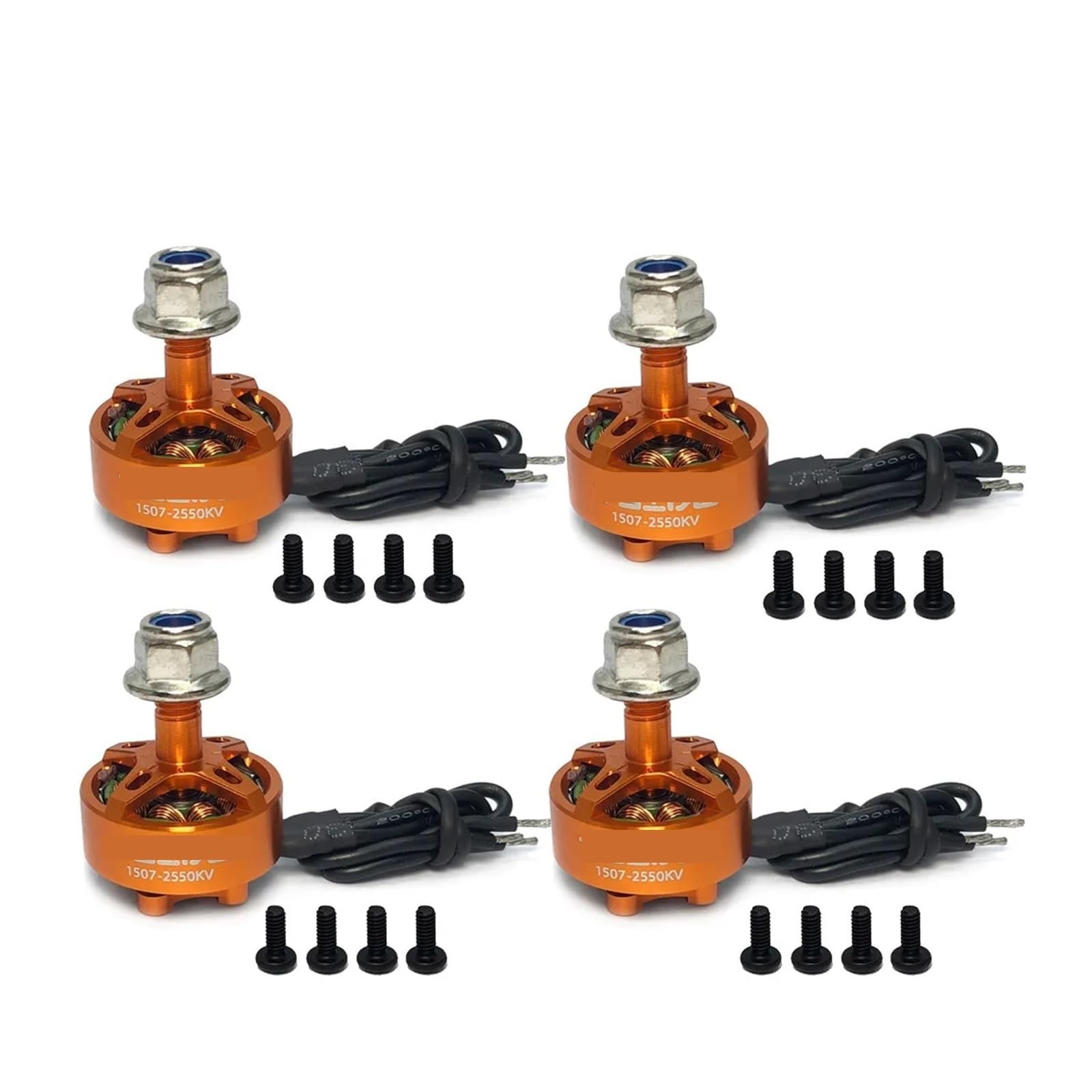 Motor Brushless 1507 2550KV 3650KV CW CCW para Dron FPV 146mm 149mm DIY