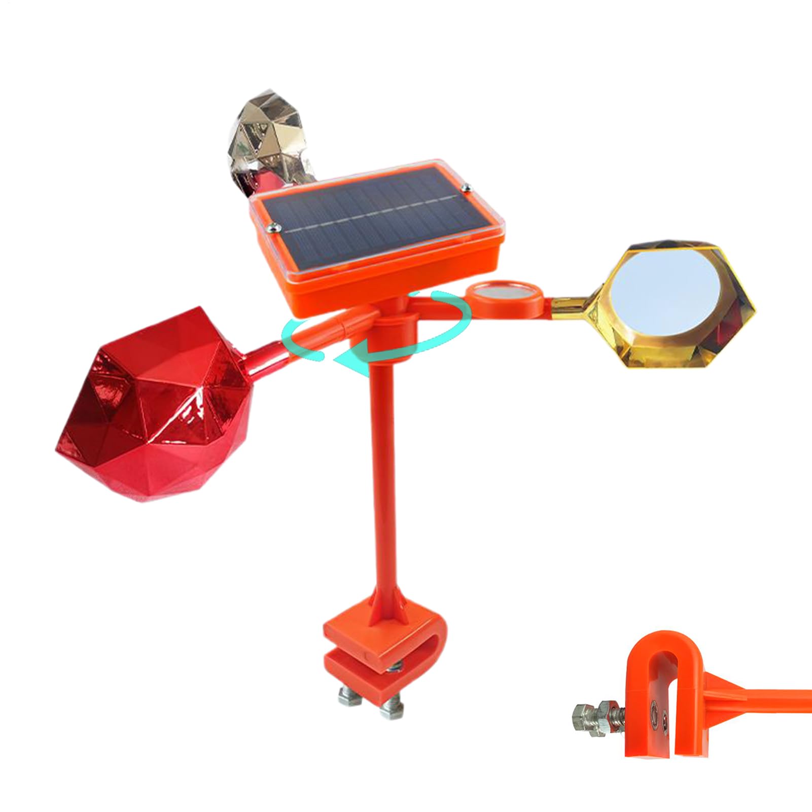 Effaroucheur oiseaux pour toit et balcon avec alarme sonore ajustable