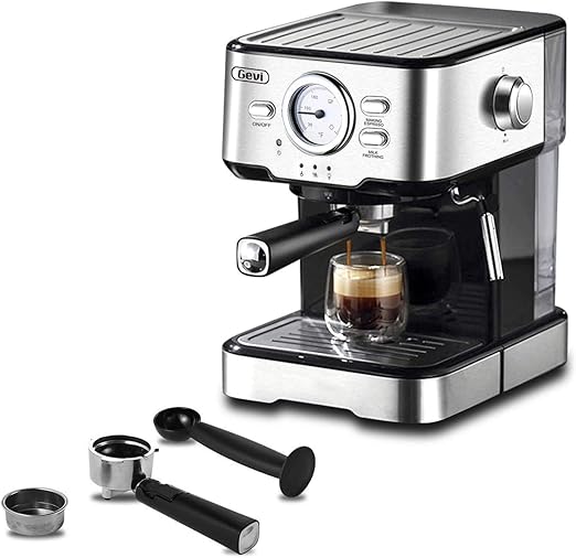 spresso Machines 15 Bar Coffee Machine with Milk Frother