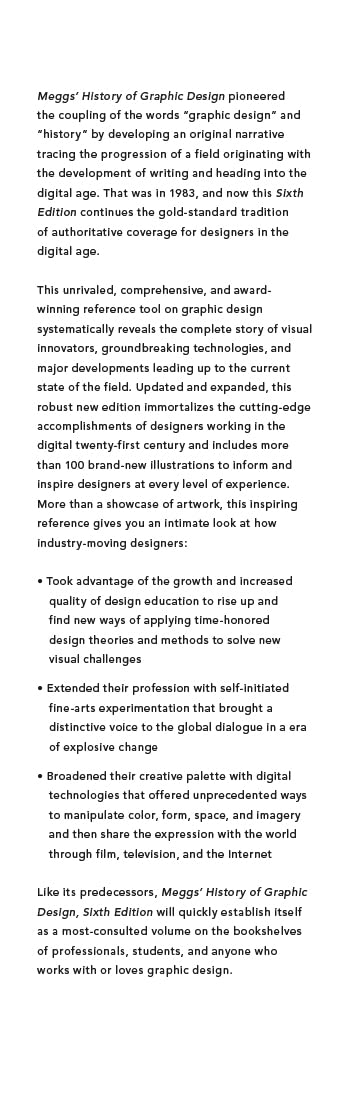 Meggs' History of Graphic Design