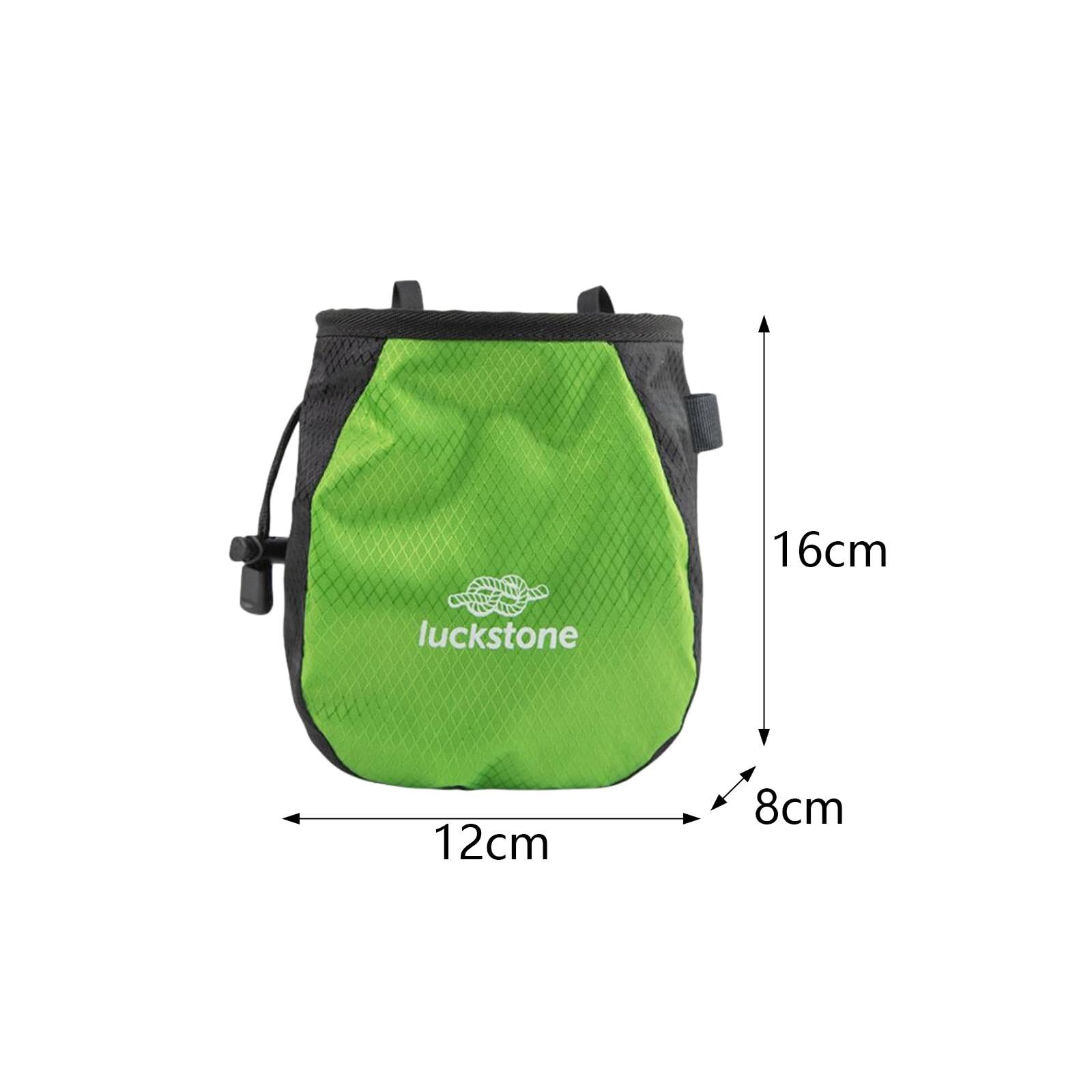 rockible Custodia Porta Magnesite con Cinturino in Vita Regolabile Tasche Ricaricabili Confezione Porta Magnesite per Allenamento, Palestra