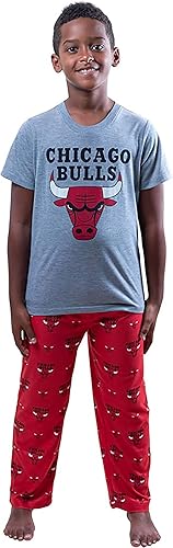 Ultra Game Conjunto de pijama y camiseta oficial de la NBA de 2 piezas para jóvenes