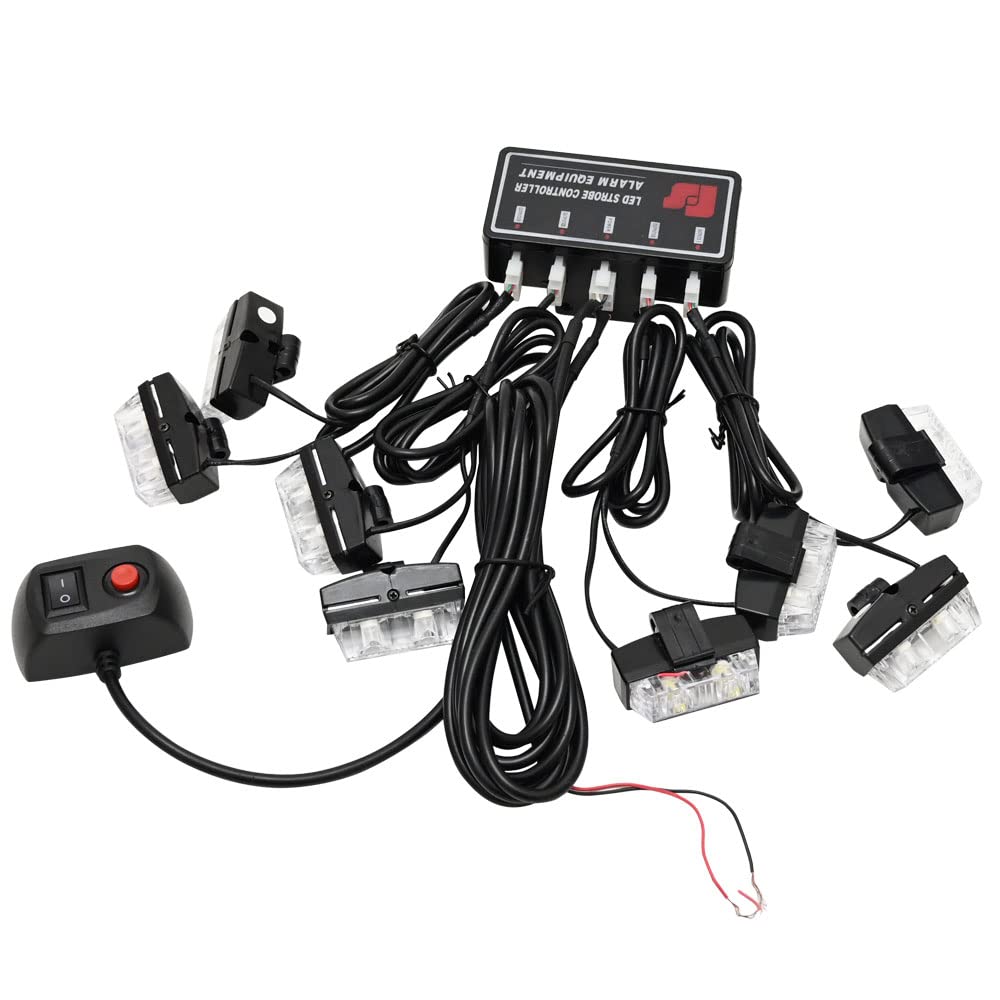 ストロボスイッチ付き Amazon | 12V 車用 LED ストロボライト フラッシュライト ストロボ