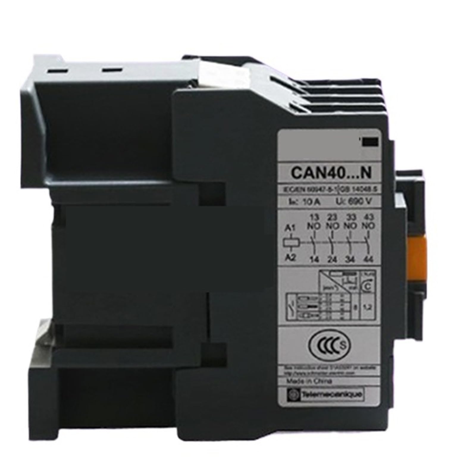 Relé de control del contactor CAN40F5N AC110V cuatro normalmente abierto