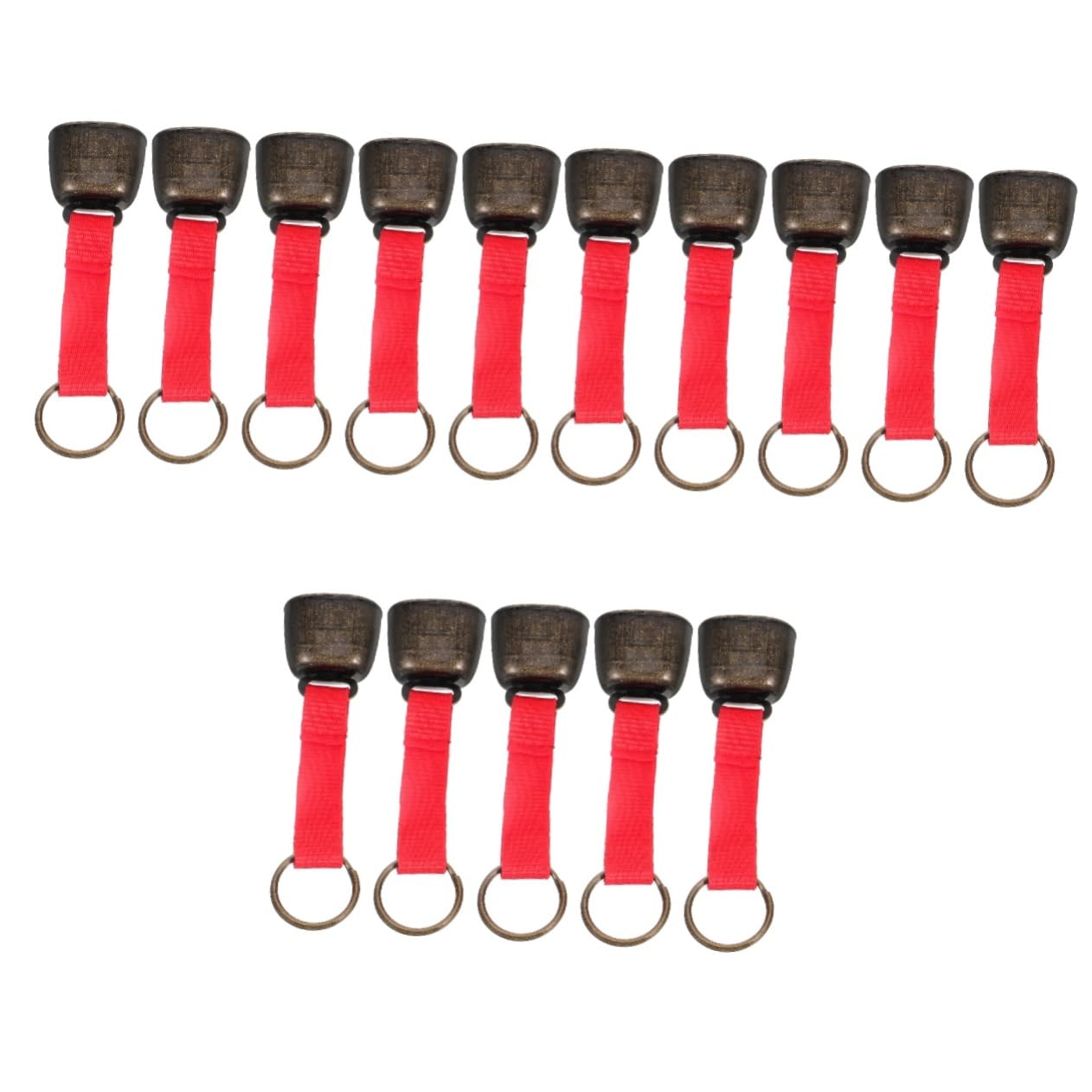 TOYANDONA 3sets Vintage Bear Bell Loud Hiking Warning Bells for Camping with Straps Lightweight Outdoor Safety Gear for Bear Protection 5pcs*3