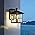 Outdoor Wall Light with Lampshade, Waterproof Matte Black Aluminum Exterior Light Fixture for Courtyard Corridor Hallway Doorways Porch Patio