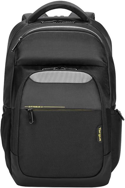 Targus CityGear Durable Backpack Designed for Travel and Commute with Dome Protection fit up to 15-17.3-Inch Laptop, Black (TCG670GL)