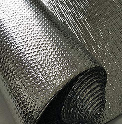 Lámina de aluminio aislante térmico con espuma de doble burbuja para suelos y techos 3