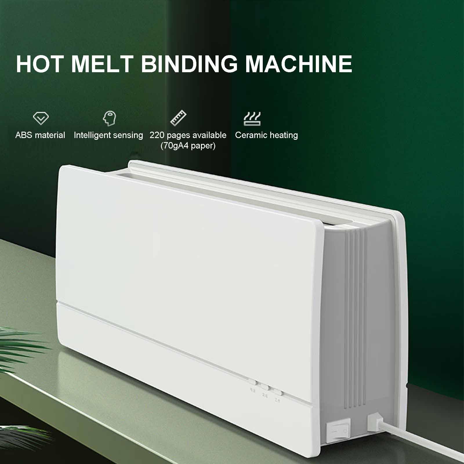 Rilegatrice Per Libri, Rilegatrice Elettrica A Caldo, Riscaldamento Automatico Con Timer, Spessore Di Rilegatura 1-22 Mm, Larghezza Di Rilegatura 300 Mm, Utilizzata Per La Rilegatura Di Documenti.