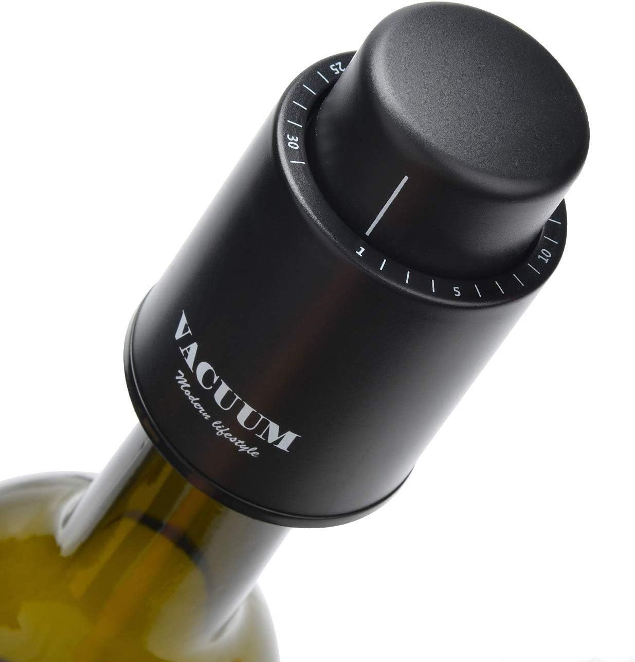 1 Pack Vacuum Champagne and Wine Bottle Stoppers - Reusable Preserver Corks, Keep Fresh for Wine Lovers for Christmas