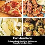 Ninja Air Fryer, Roast, Bake, Air Fry, Roast, Broil, Reheats, & Dehydrates, 4-in-1, Fries, Frozen Food, Veggies, and Juicy Meat, Less Oil, Easy Meals, Healthy Meals, Compact, 4 QT, Grey, AF101 - Image 4