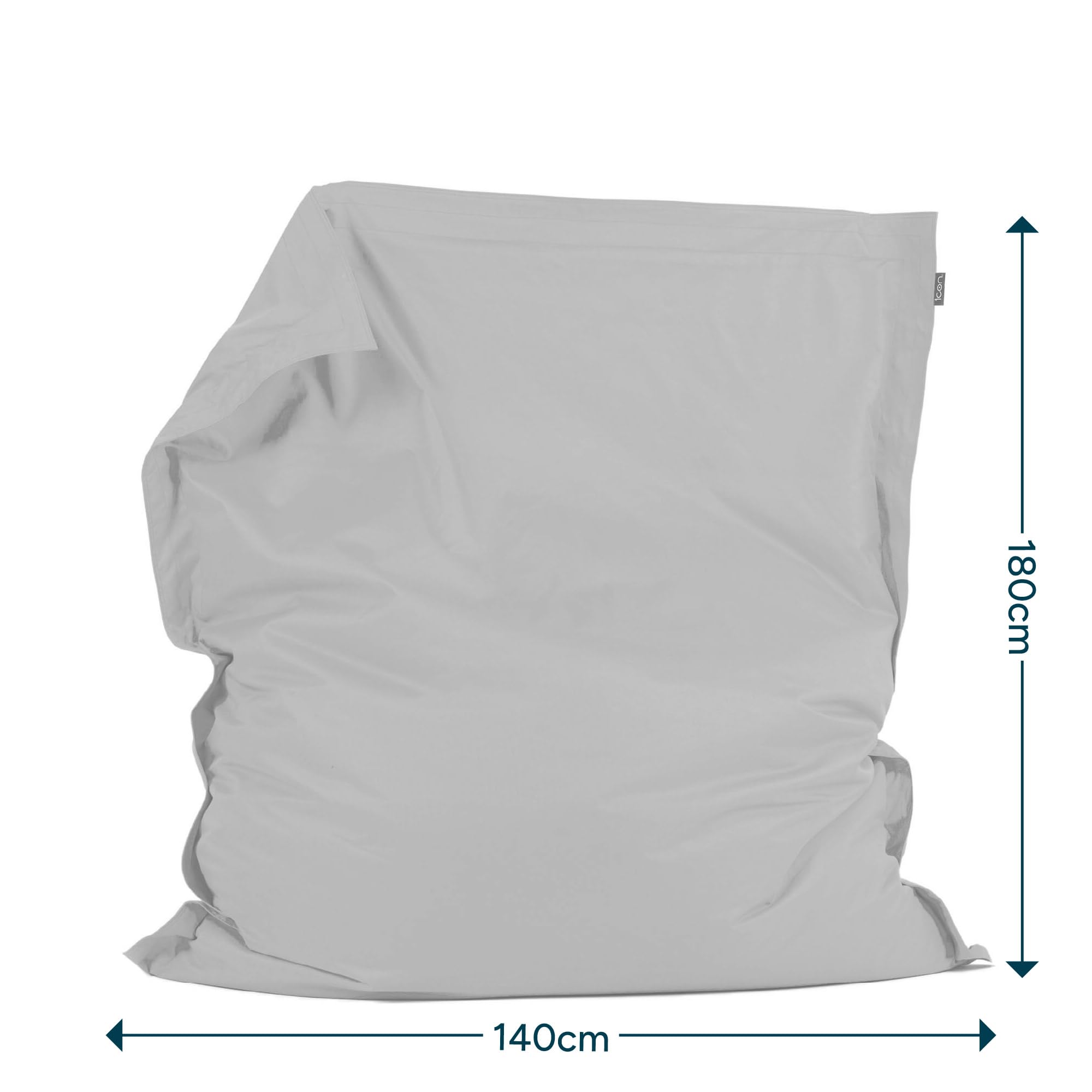 Bean Bag Bazaar Puff Exterior, Puff Pera con Relleno, Resistente Al Agua Tela, Silla Terraza, Silla Jardin Exterior, Muebles de Jardin, Azul Marino