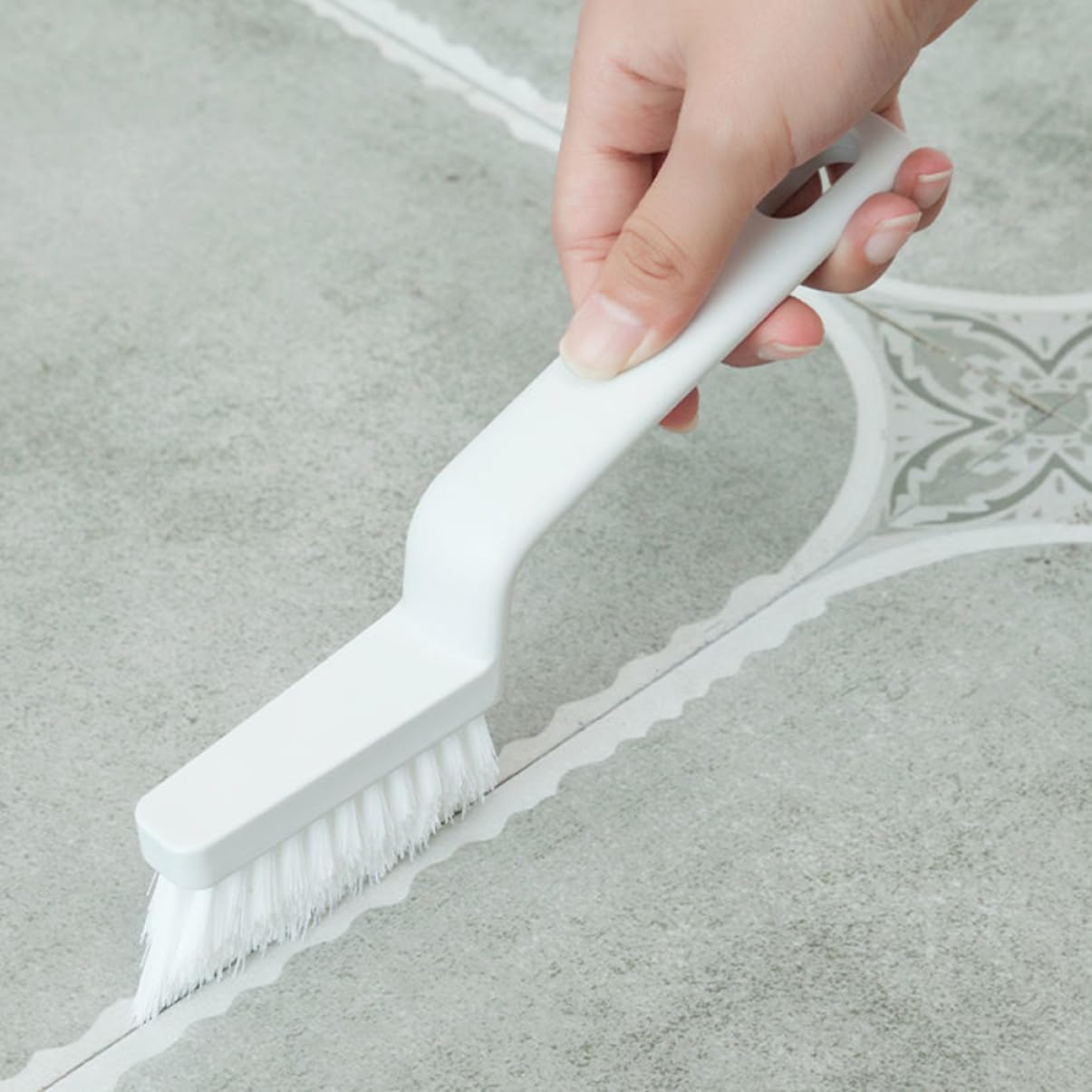 5pcs Soft Bristle Cleaning Brush Long Handled Shower Scrub Brush for Kitchen Window