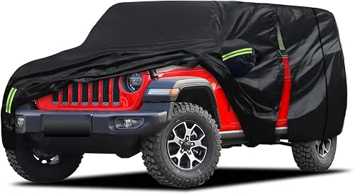 Car Cover Custom Fit for Jeep Wrangler 4 Door 2006-2026