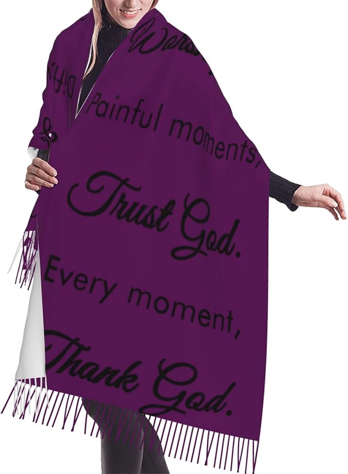 Purple Bible Shawl Christian Gifts For Women,Religious Gifts For Mom