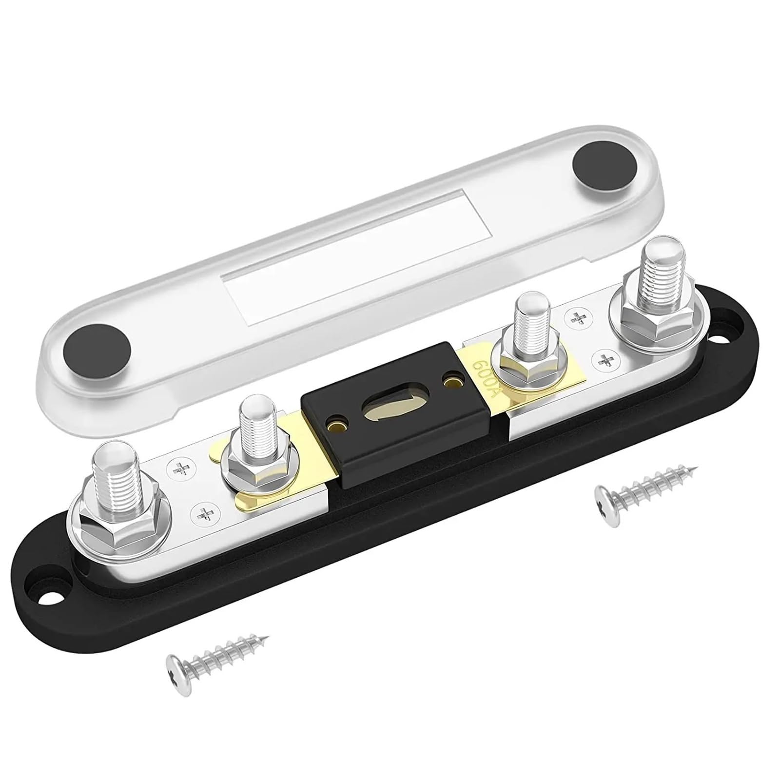 Sicherungshalter 30A - 300A 600A Bolt-on Sicherung Heavy Duty Auto Sicherungshalter Verriegelung M8 Bolzen Auto Sicherung Elektrischer Link Protectio 1 Stück (200 A)