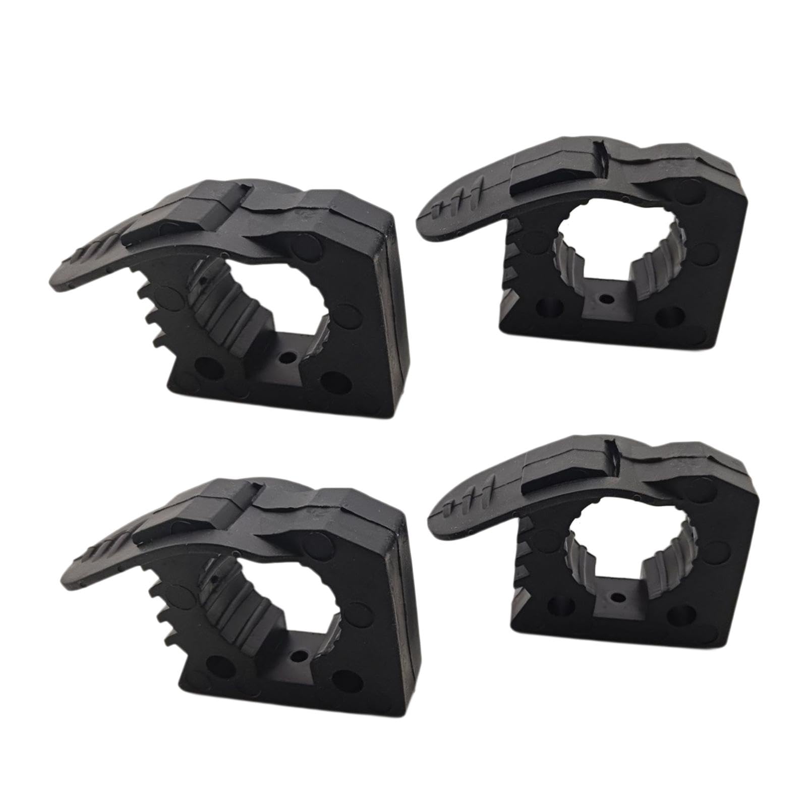 Kit de Montaje de Abrazadera de Goma de liberación rápida, Soporte de Pala, Accesorios de Coche, Mangos de Herramientas para UTV 4x4, Barco, RV, Negro