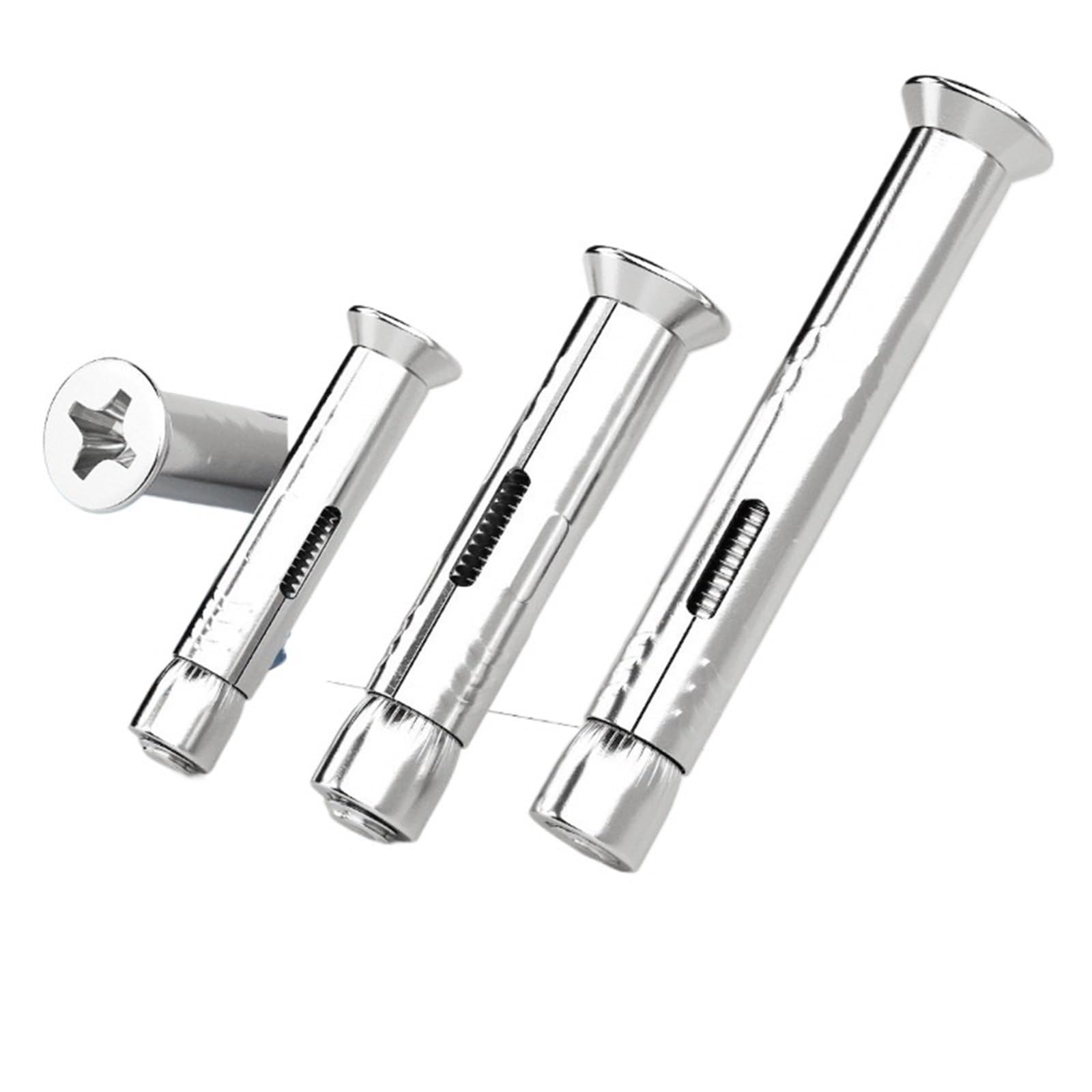 Mdsiokhj One Color Expansion Screws M6 M8 M10 M12 Stainless Steel Phillips Countersunk Head Expansion Screw Sleeve Concrete Anchor(M10x100mm(1Pcs))
