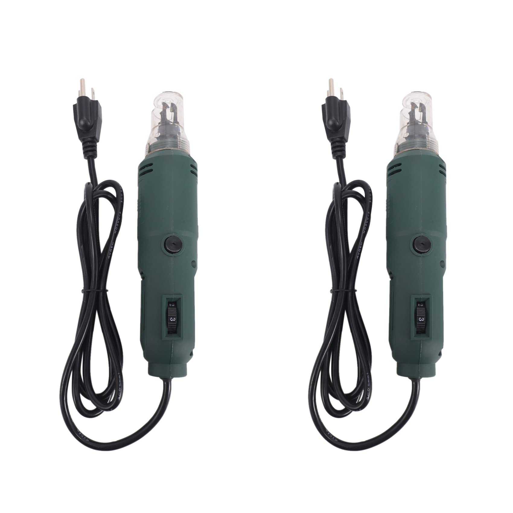 Ruitutedianzi 2X DF-6 110V Enameled Wire Stripping Machine Varnished Wire Stripper Enameled Copper Wire Stripper Cleans US Plug