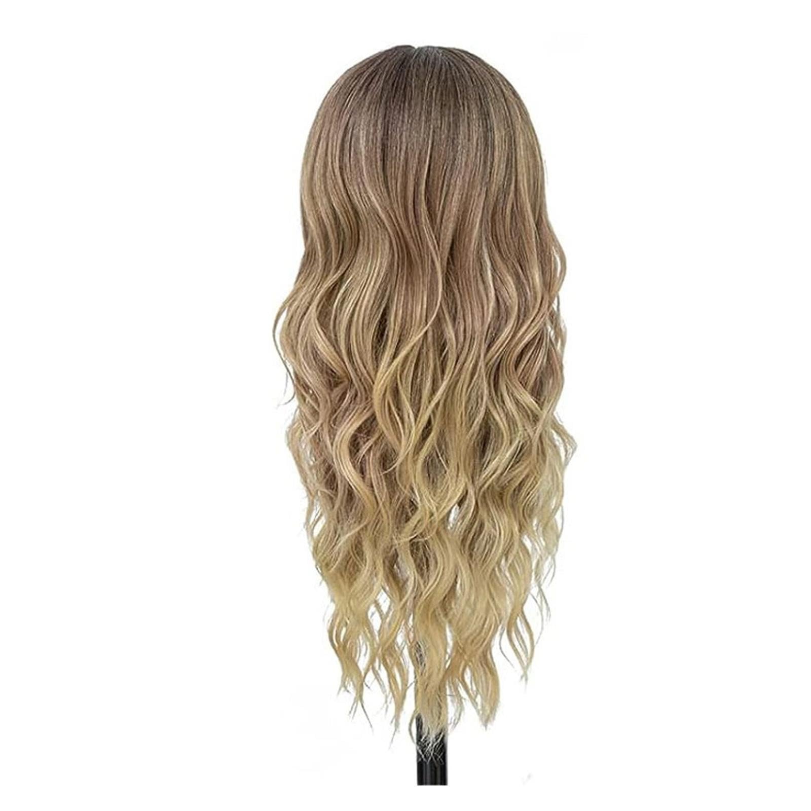 Parrucche Parrucca da donna for capelli ricci lunghi color oro sfumato