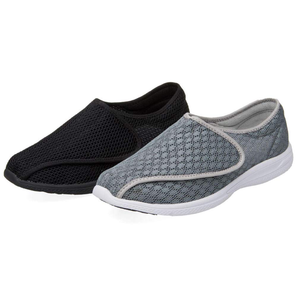 Chaussure Homme Chaussures Diabétiques Hommes - Confort Extra Large Pour Pieds Sensibles Scratch Pratique