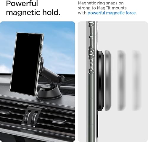 Miniatura 4 de Spigen Adaptador de placa de anillo magnético para carga inalámbrica MagSafe y Pixelsnap Acc, compatible con iPhone 17-11, Pixel 10-9, Galaxy S25