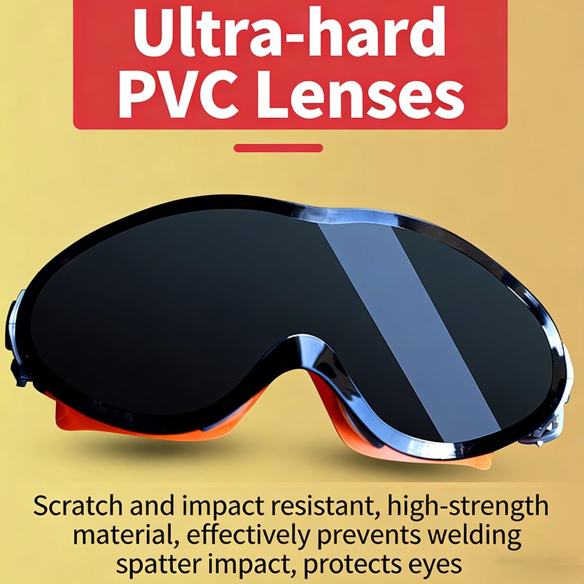 Gafas De Protección Que Se Ajustan Cómodamente sobre Gafas Correctivas Normales con Escudo Anti-Salpicaduras Vista Clara Marco Espacioso para Taller Esmerilado Y Trabajos