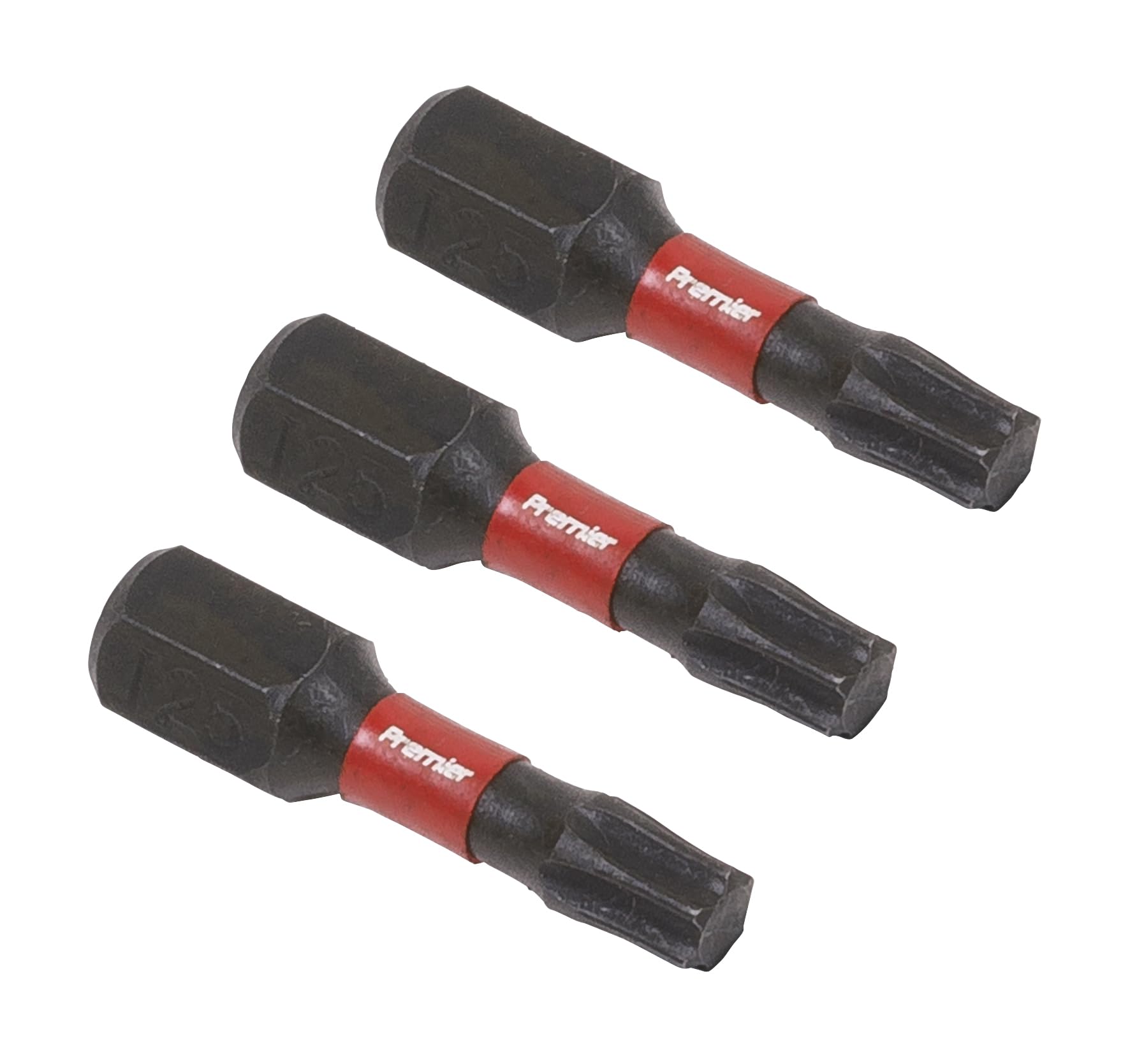 Sealey TRX-Star* T25 Impact Power Tool Bits 25mm - Pack of 3 - AK8218