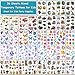 CHARLENT Temporary Tattoos for Kids - 320 Mixed Styles (36 Sheets) Tattoo Stickers Set for Boys and Girls, Car Dinosaur Hawaii Mermaid Watercolor Animals Tattoos for Kids Birthday Party Supplies