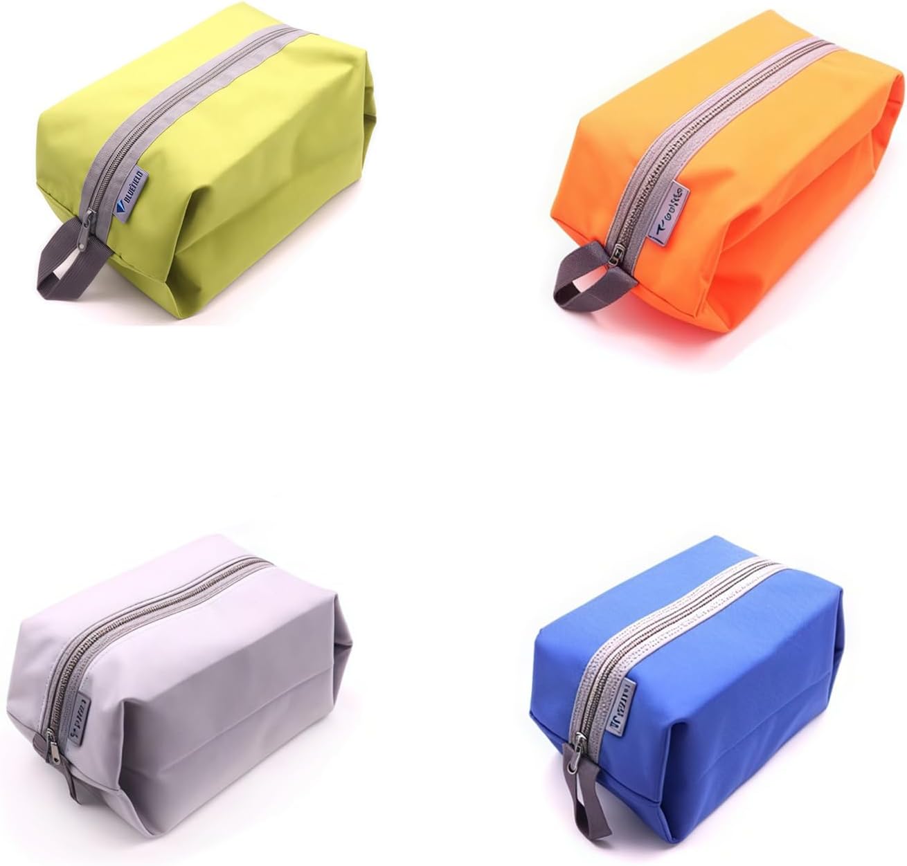 Tumecos Set of 4 Large Waterproof Portable Travel Shoe Bag Pouch with Zipper Closure 1