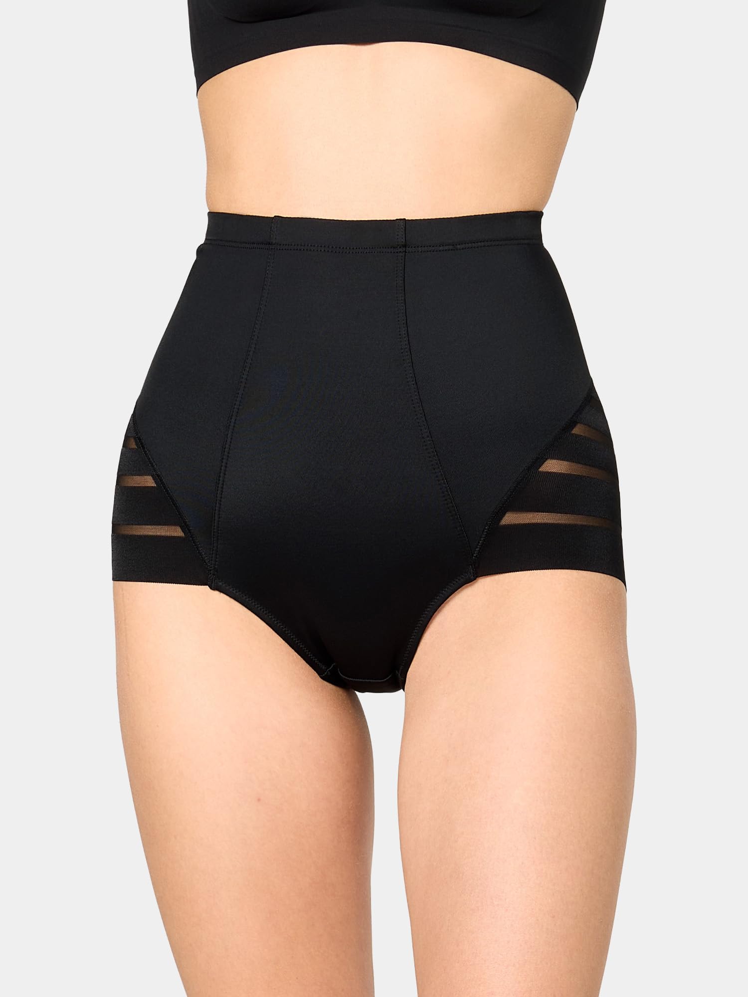 Nur Die Smooth Highwaist Slip Shapewear – Figurformende Bauchweg Unterhose mit hohem Bund Light Shaping Miederhose Unterwäsche Nahtlos und Unsichtbar Damen