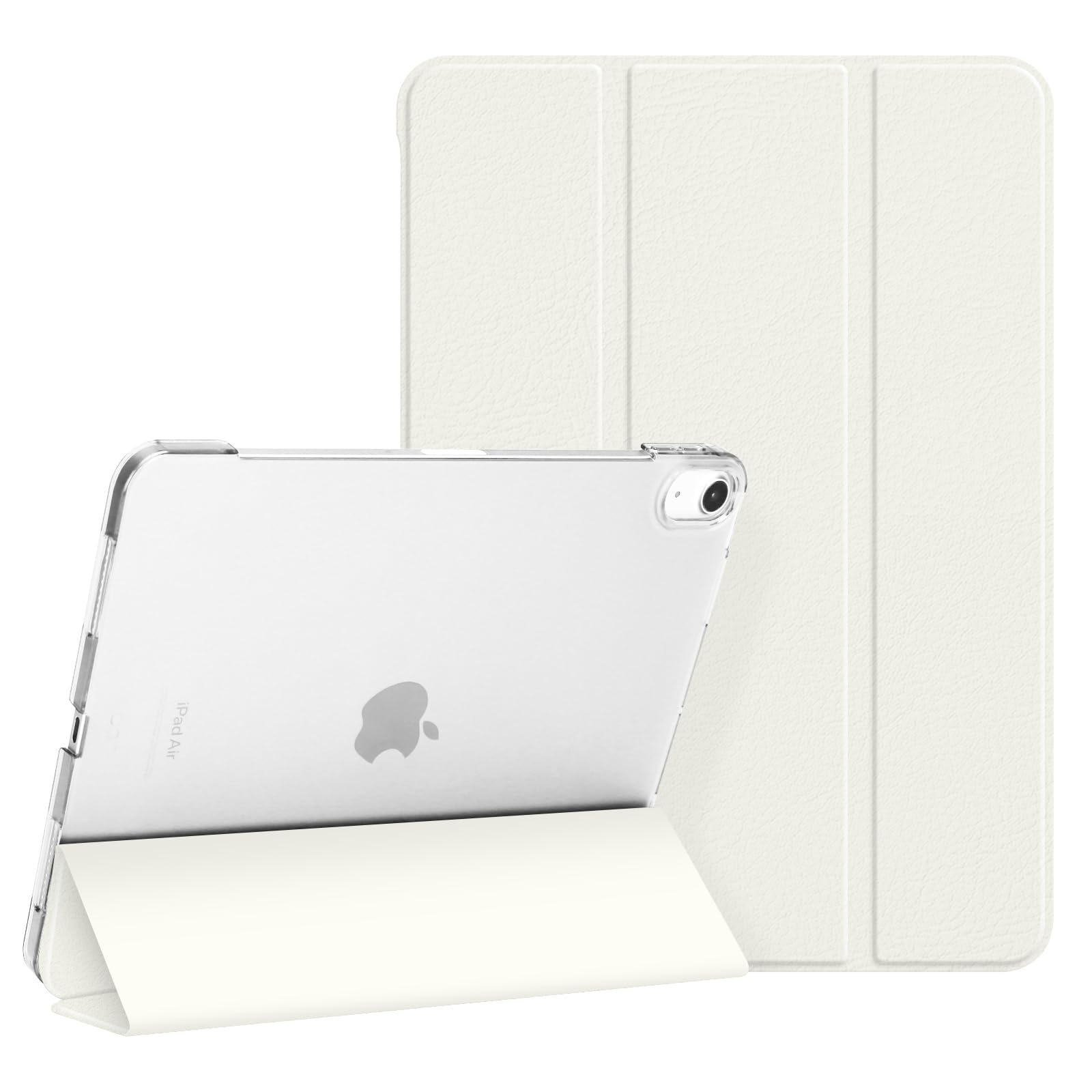 Dwopar for iPad Air 11 Inch M3/M2 2025/2024 Case,Smart Trifold Stand for iPad Air 5th/4th Gen 10.9 Inch 2022/2020,Hard PC Translucent Frosted Back