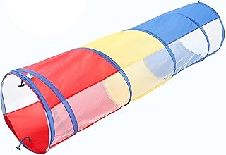 Kids Tunnel for Toddlers, Pop Up Play Tunnel Tent for Baby or Kids, Indoor & Outdoor Toys for Kids Boys Girls Crawl Tent B...