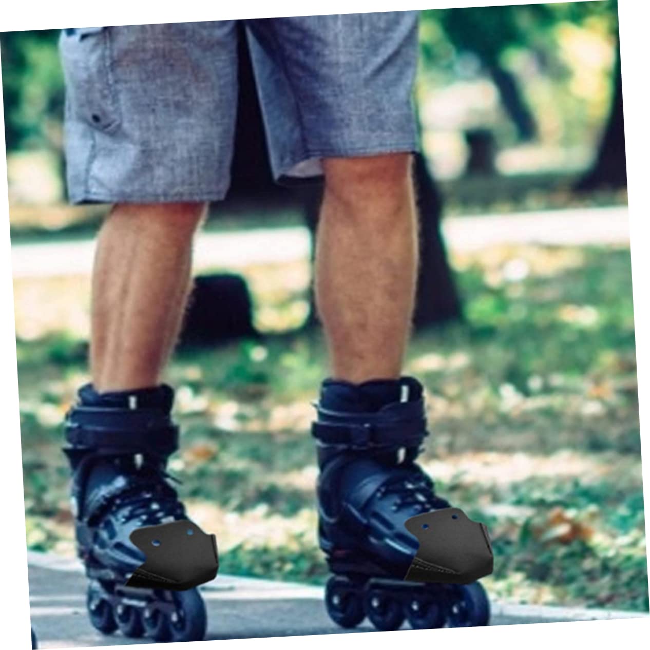 UPKOCH Skate-Zehenschutz Pads Beschützer Schützend Bewachen Zehenschutz Rollschuhe Separator Für Kappen Dein Skates Zehenschutz Tragbarer Zehenschutz Leder Black