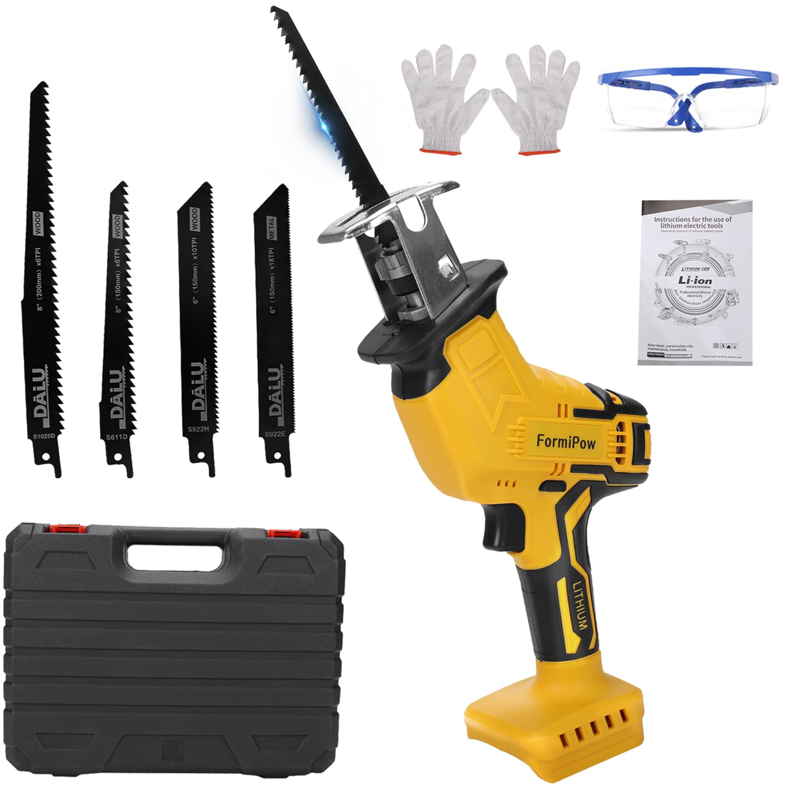 Reciprocating Saw Blades HYCHIKA Reciprocating Saw, 18V MAX