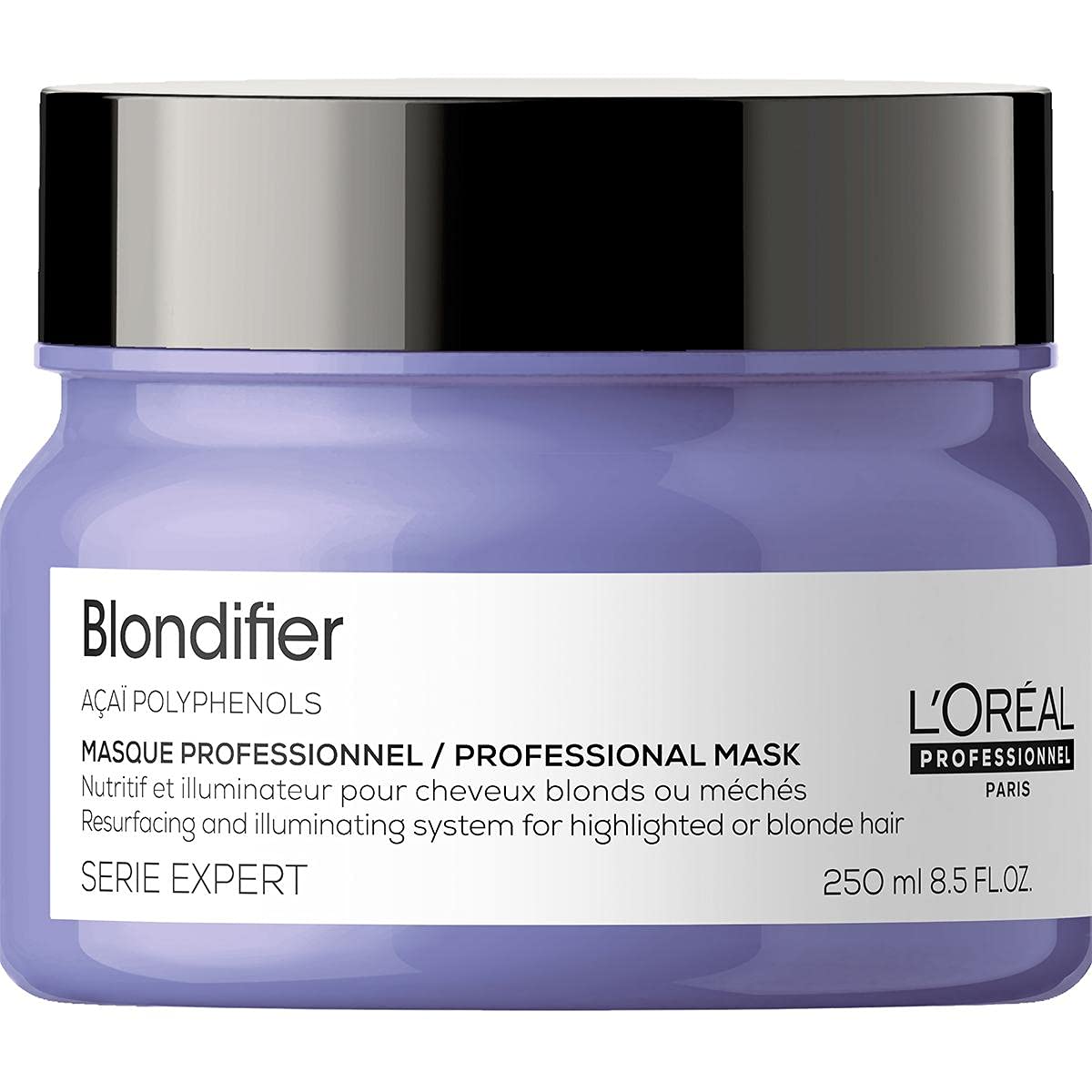 L'Oréal Professionnel, Mascarilla Reparadora e Iluminadora para Pelo con Mechas o Rubio, Blondifier, 250ml