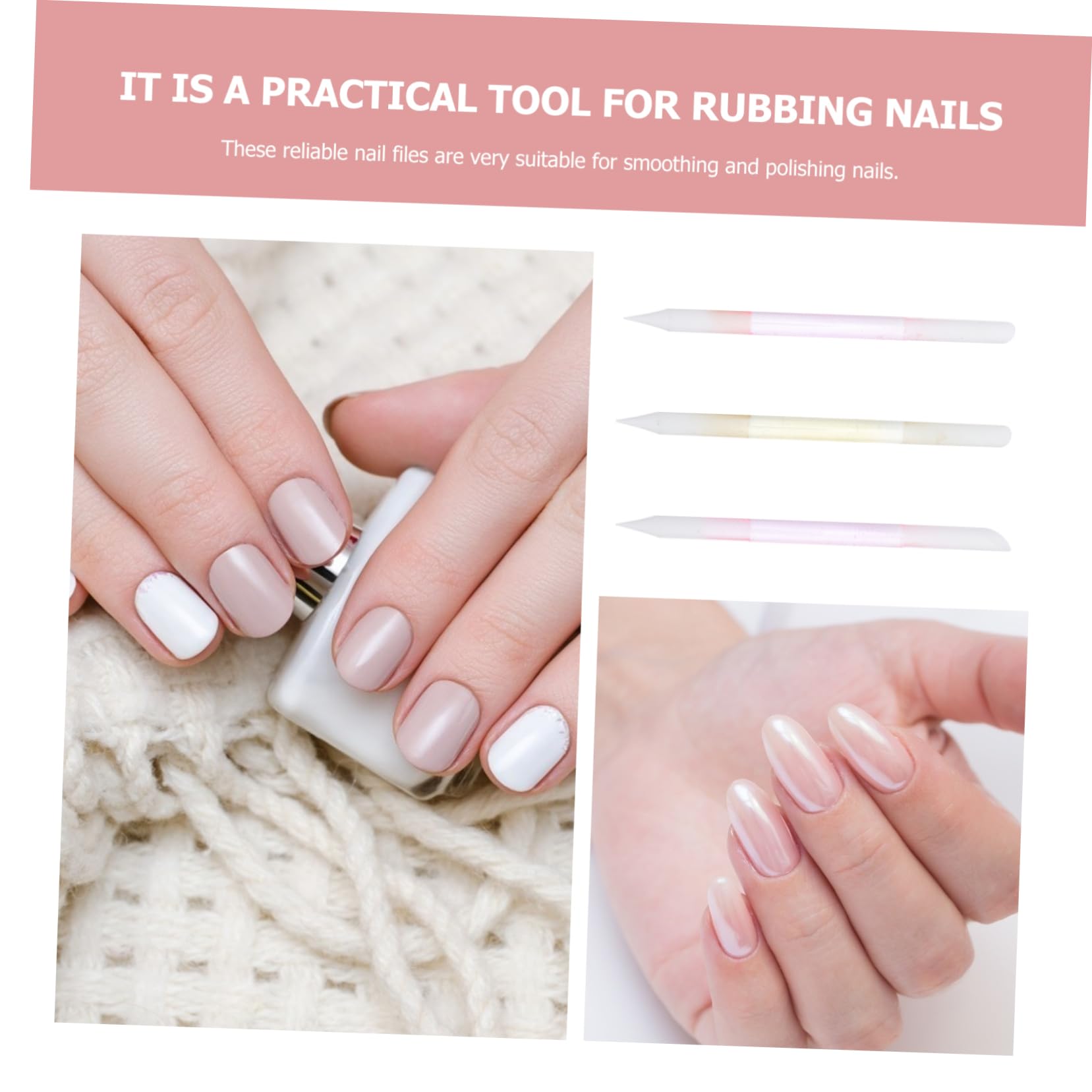 Healvian 15pièces Limes à Avec Étui Outils De Polissage Soins Des Pour Manucure Et Nail Art