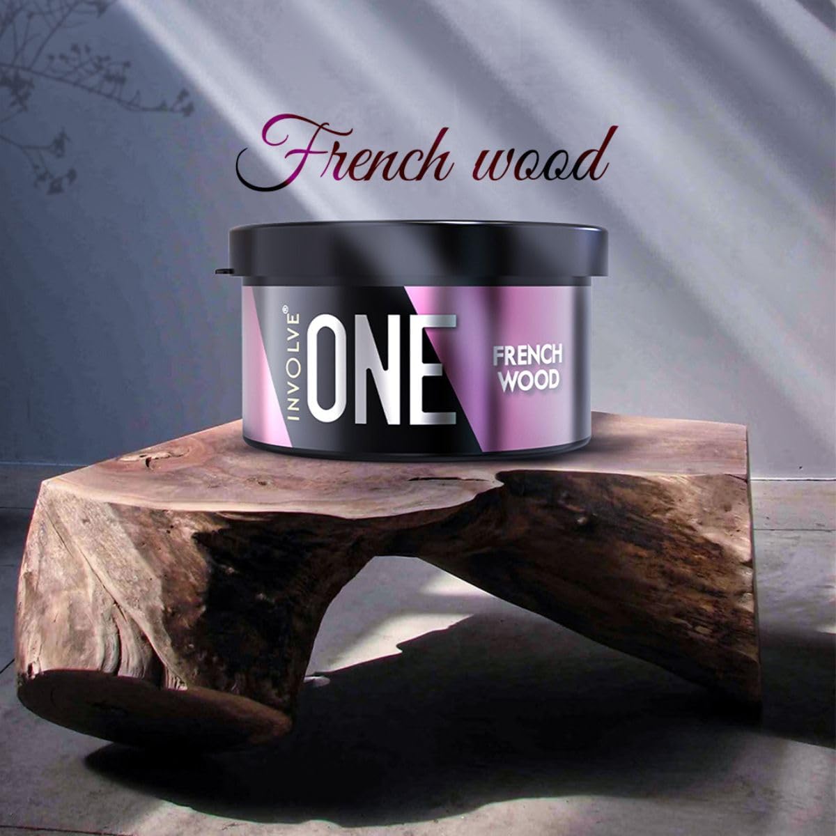 Involve Your Senses One French Wood Organic Car Perfume, Strong Fiber Air Freshener to Freshen'up Your Car - IONE07-40g | Car Accessories interior | car fresheners | Car perfumes Luxury 2