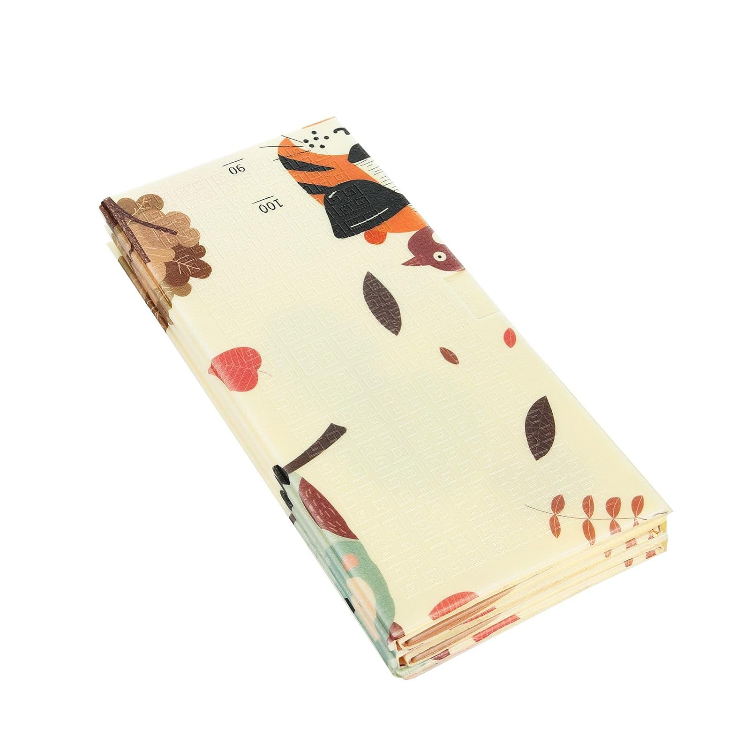 Baby Crawling Mat, Double Sided Soft Play Mat for Floor Exercise, Baby Play Mat with Animal Print Design, Non-Slip, 78 x 70 x 0.4 Inches, Gray (Monkey & Lion)