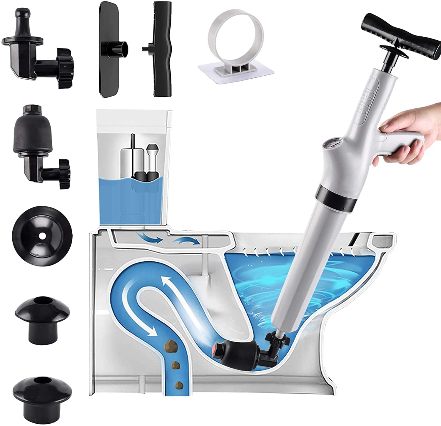 Buy Sahara Brands Heavy Duty Plunger 9 In 1 Powerful Air Pressured