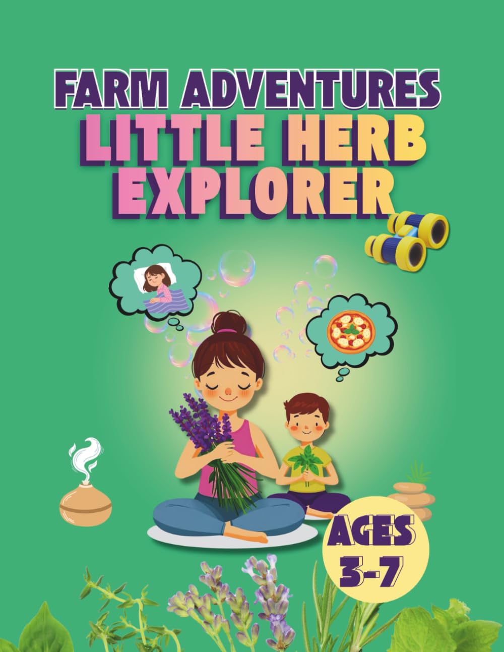 Farm Adventures: Little Herb Explorer: Fun Sensory Games, Puzzles & Learning for Kids Ages 3-7