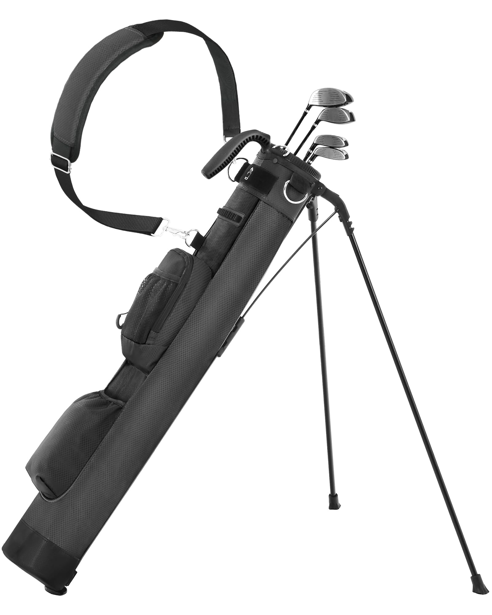 Sturdum Golf Lightweight Stand Bag, Portable Golf Carry Bag with Insulated Cooler Pocket, Easy to Carry and Ideal for Driving Range, Pitch n Putt, Par