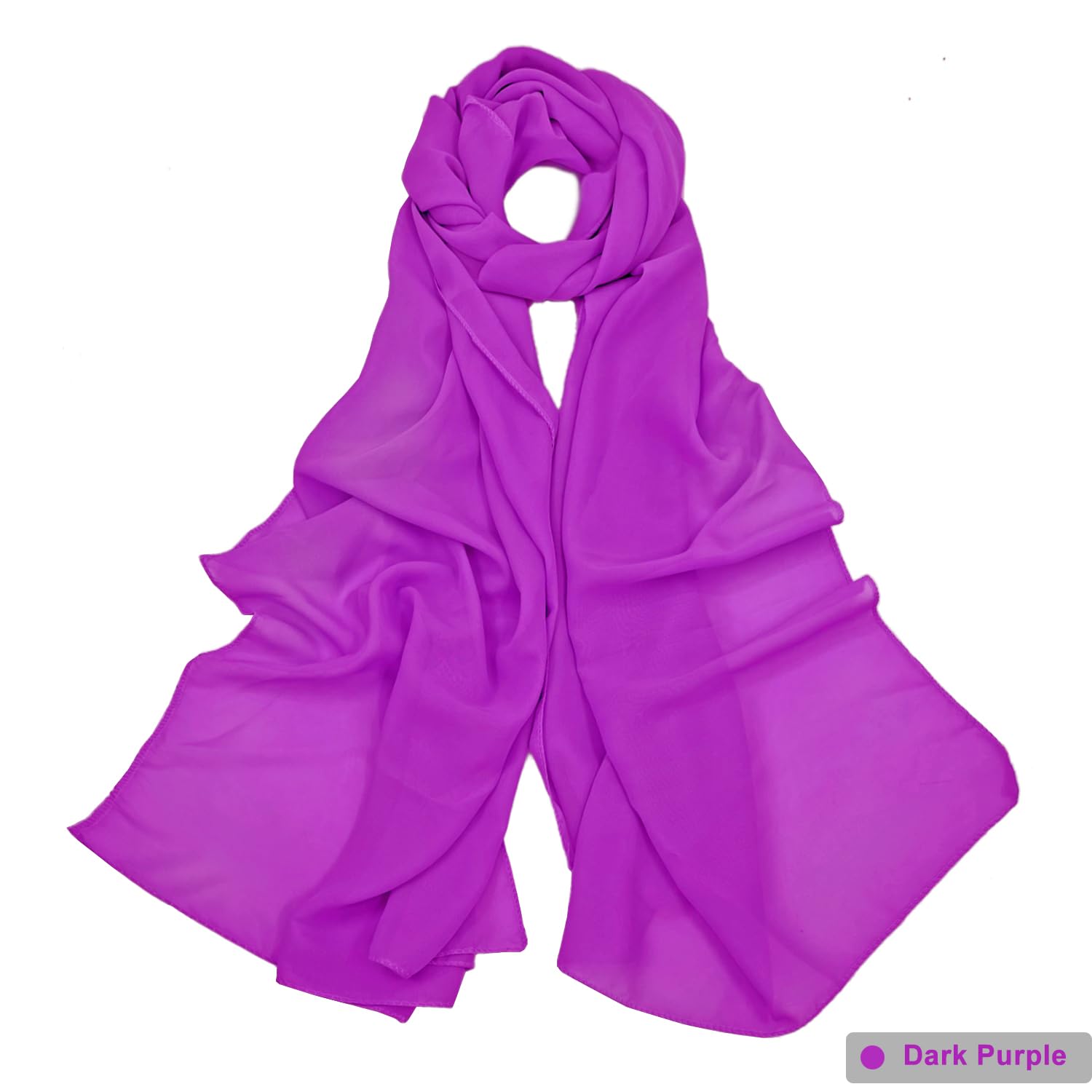 lifwimner Scialle Donna In Raso Chiffon Silky Sciarpa Tinta Unita Wrap Stola Per Sposa Damigella Cerimonia Matrimonio Serata