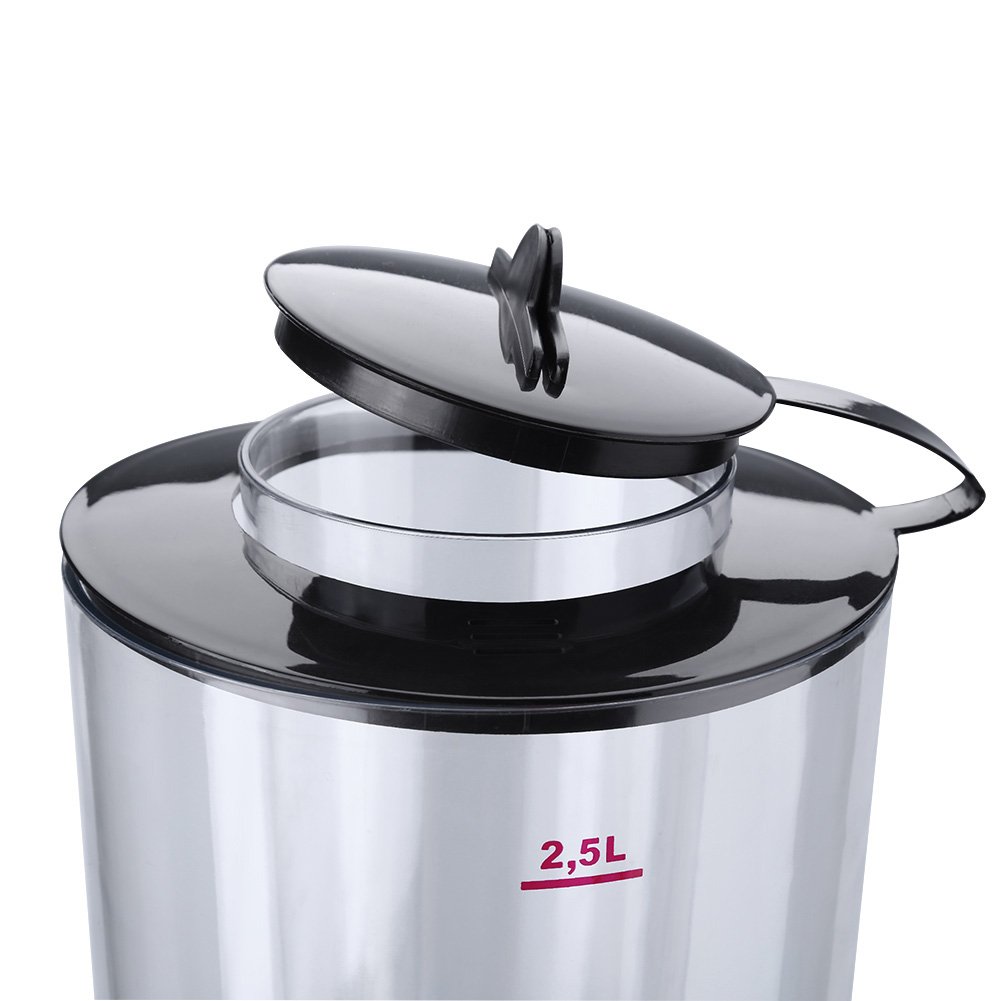 Dispenser di birra, distributore di bevande per distributori di birra da 2,5 litri Dispenser di bevande con tubo di ghiaccio per vino Birra Succo d'acqua Accessori per la casa(nero)