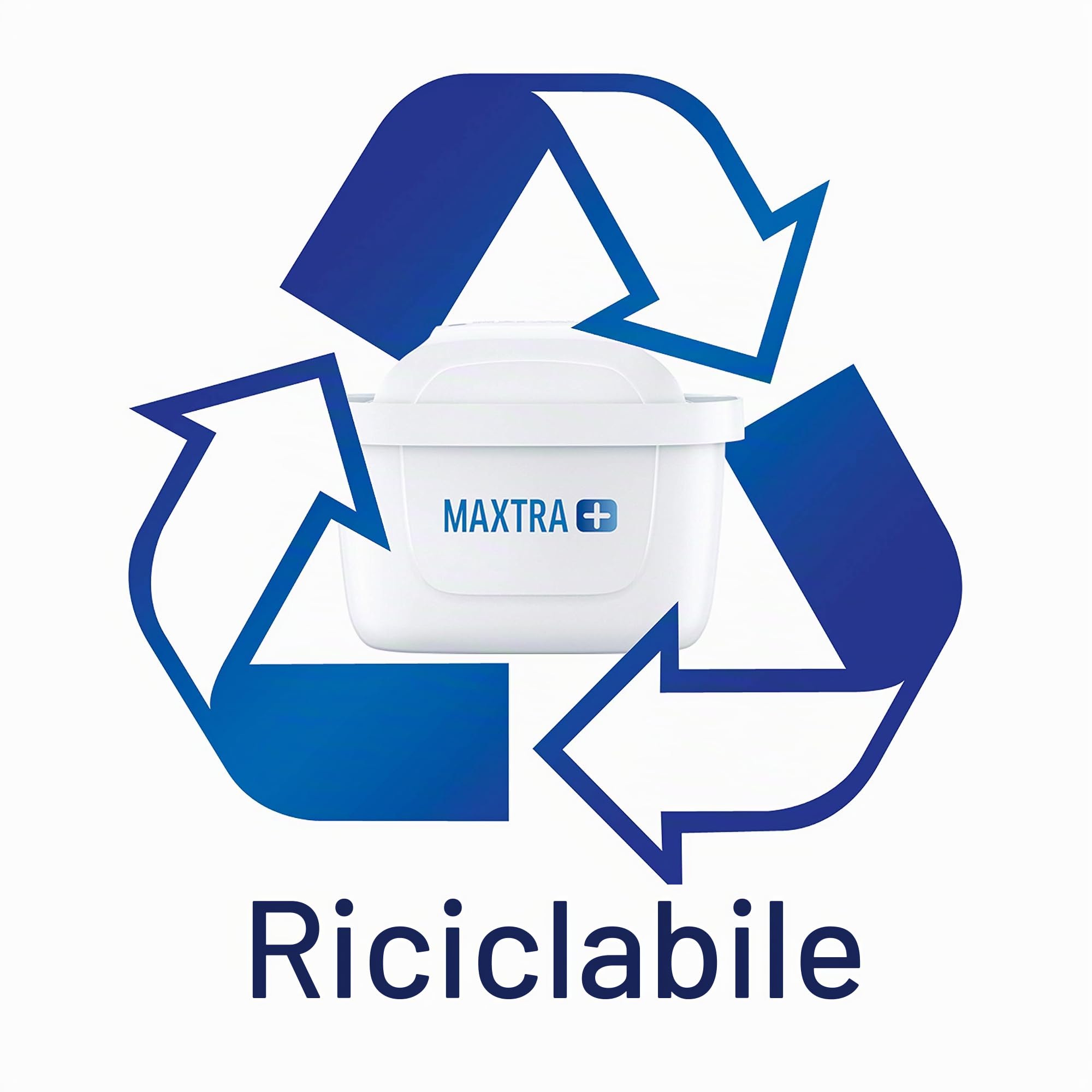 BRITA MAXTRA+ - Cartucce di ricambio per filtro dell'acqua, compatibili con tutte le caraffe BRITA – riducono cloro, calcare e impurità per un gusto eccezionale – Confezione da 15