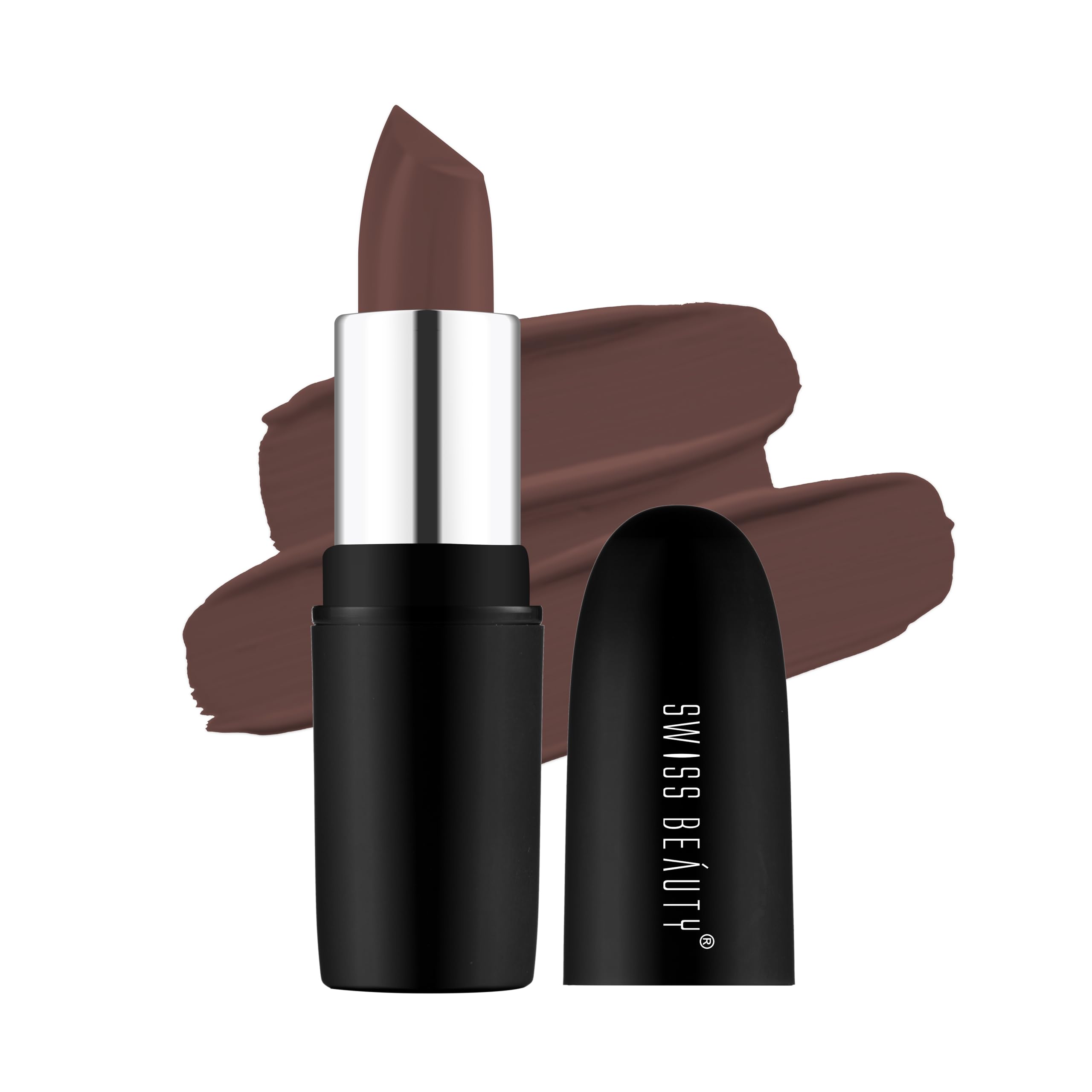 Pure Matte Creamy Lipstick | Non-drying, Highly pigmented Lipstick | Shade- Espresso, 3.8gm|