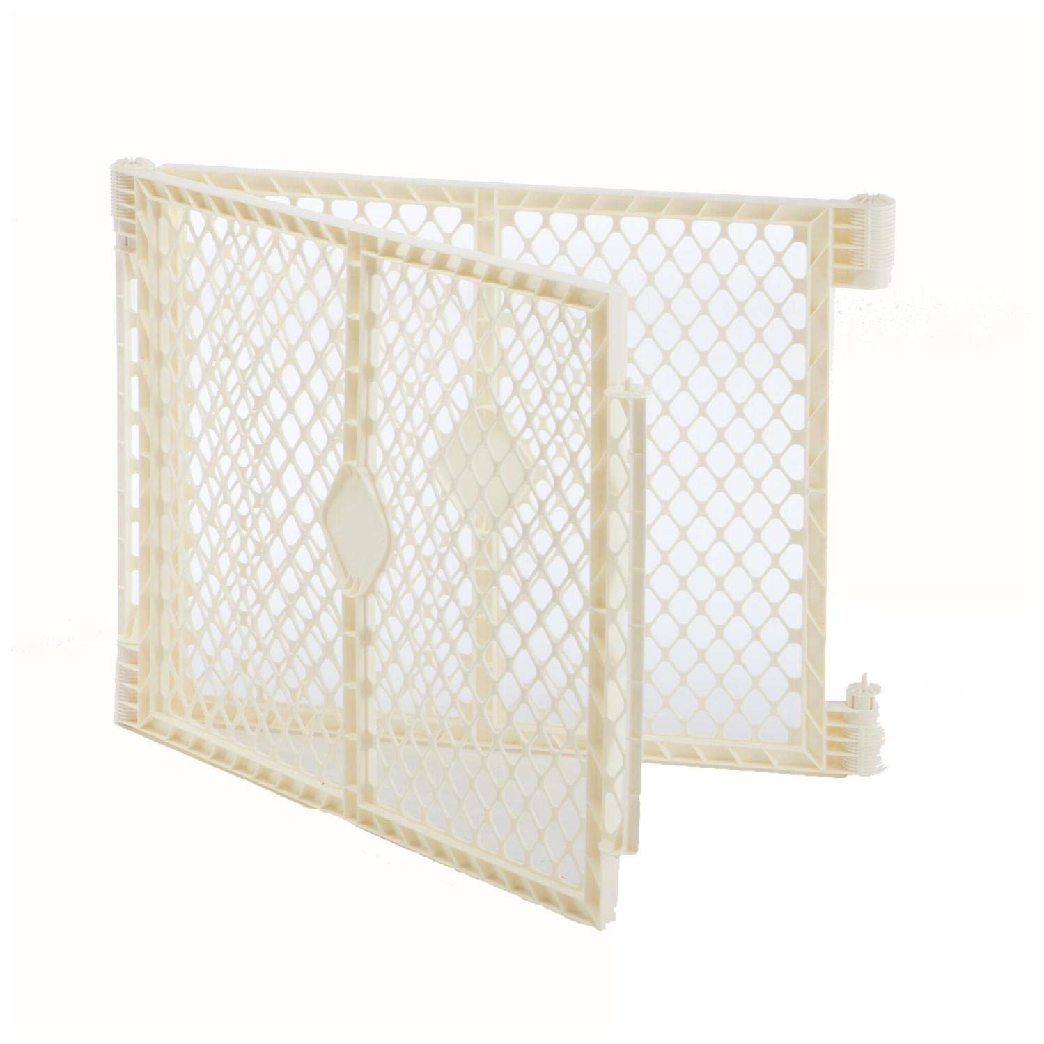 Toddleroo by North States Superyard Ultimate 2 Panel Extension, Made in USA: Increases play space up to 34.4 sq. ft. (Adds 64", Ivory)