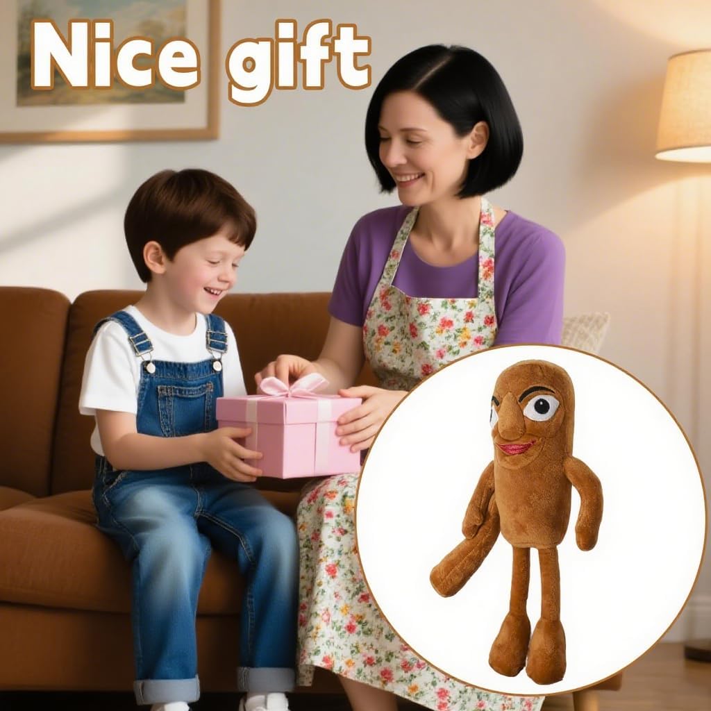 Italian Brainrot,Tung Tung Tung Sahur Plushies Toy 19inch for Fans Gift, Soft Stuffed Animal Pillow for Home Kids' Bedroom Decor, Birthday Christmas Choice for Boys Girls(2PACK) - Image 9