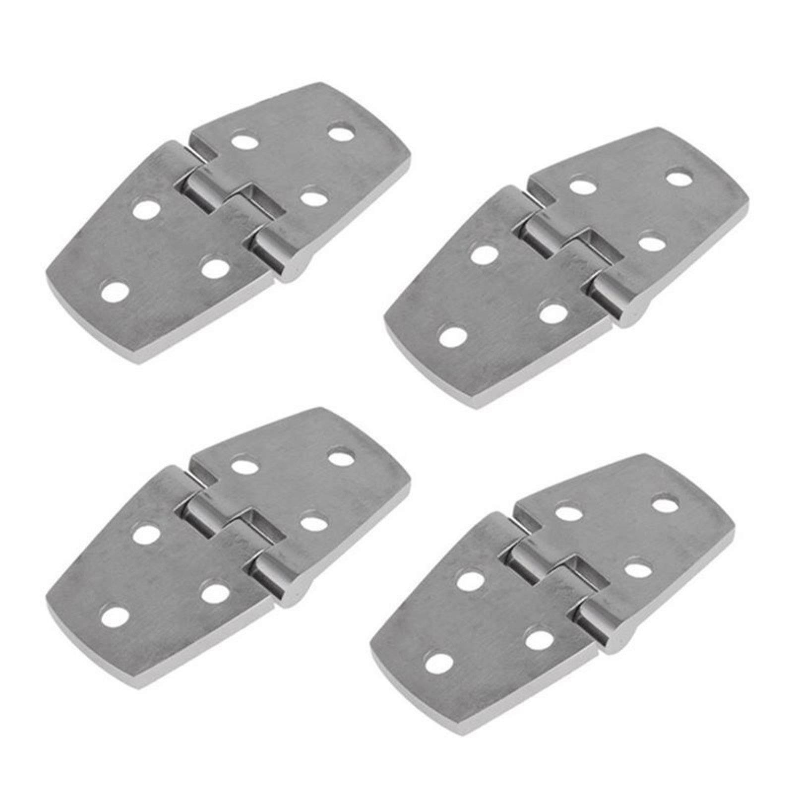 4 Pieces Stainless Steel Hinges Door Hinges for Marine Boat Yacht 76 X 38 mm Drift Boating Accessories On Board Boat